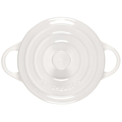  Le Creuset 14oz Round Mini Cocotte | White