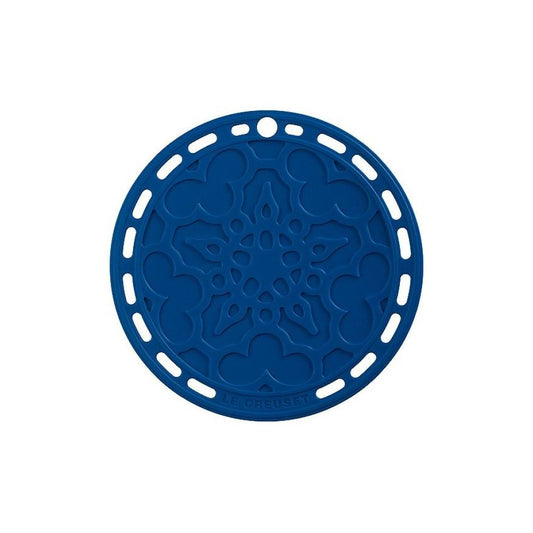  Le Creuset 8" Silicone French Trivet | Marseille Blue