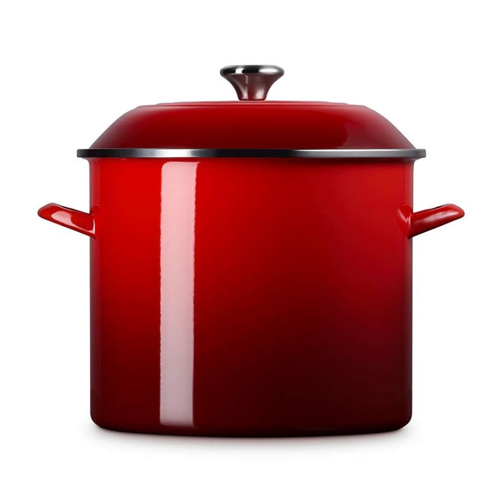  Le Creuset 16 Qt. Enamel On Steel Stockpot With Stainless Steel Knob | Cerise