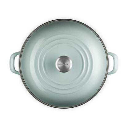  Le Creuset 16 Qt. Enamel On Steel Stockpot With Stainless Steel Knob | Sea Salt