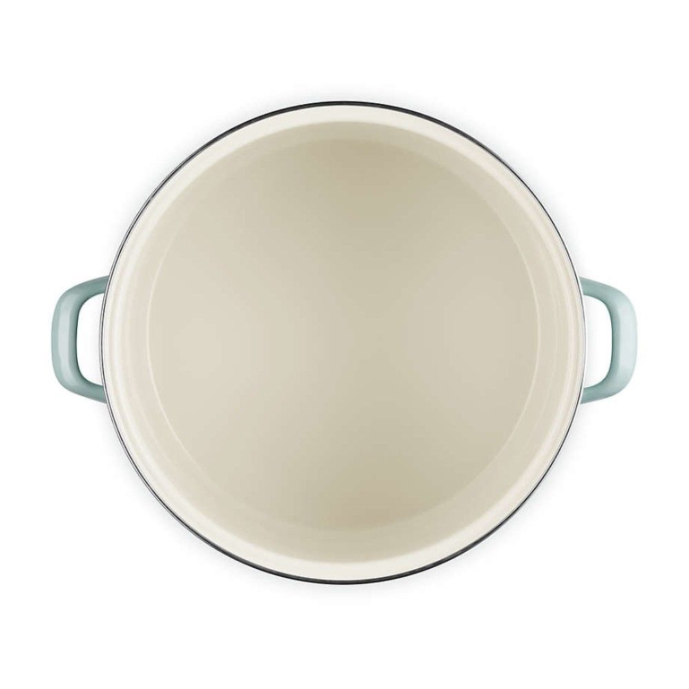  Le Creuset 16 Qt. Enamel On Steel Stockpot With Stainless Steel Knob | Sea Salt