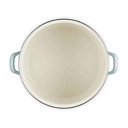  Le Creuset 16 Qt. Enamel On Steel Stockpot With Stainless Steel Knob | Sea Salt