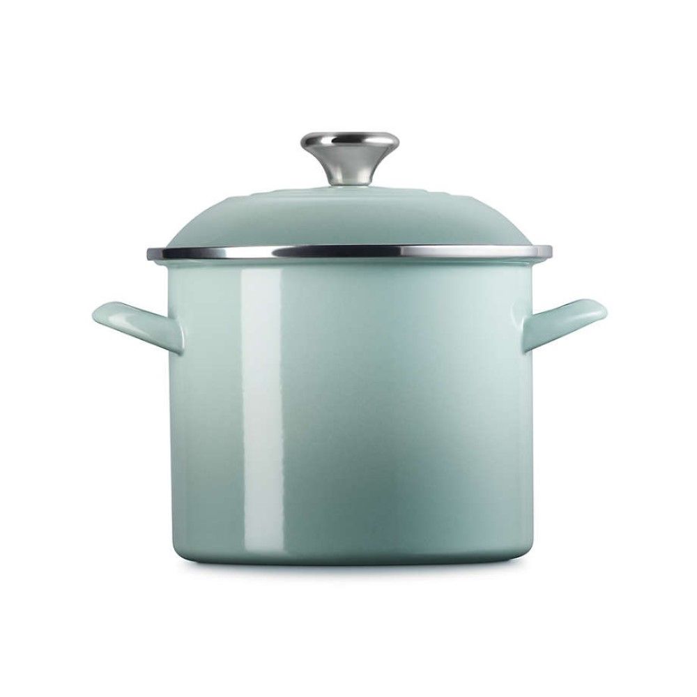  Le Creuset 6 Qt. Enamel On Steel Stockpot With Stainless Steel Knob | Sea Salt