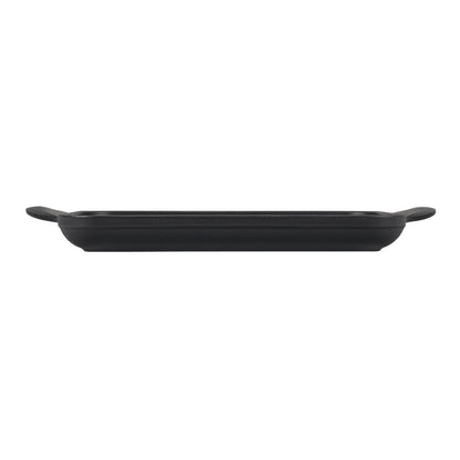  Le Creuset 9.5" Square Signature Enameled Cast Iron Grill Pan | Licorice