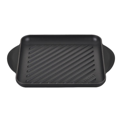  Le Creuset 9.5" Square Signature Enameled Cast Iron Grill Pan | Licorice