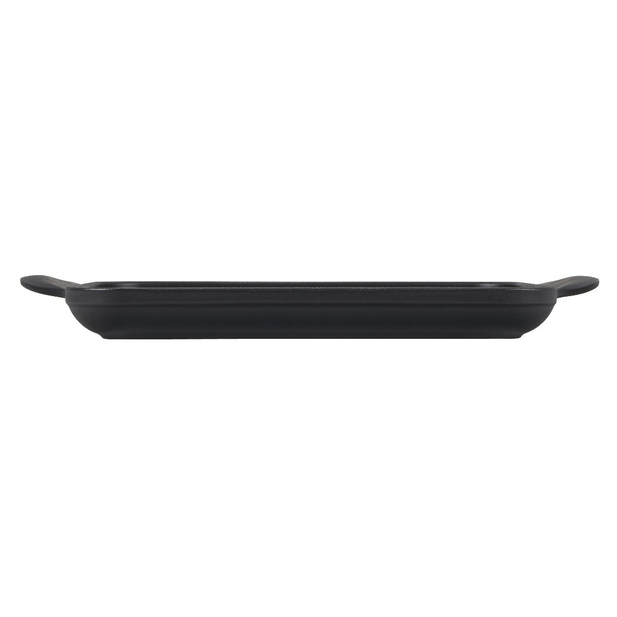  Le Creuset 9.5" Square Signature Enameled Cast Iron Griddle Pan | Licorice