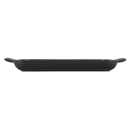 Le Creuset 9.5" Square Signature Enameled Cast Iron Griddle Pan | Licorice