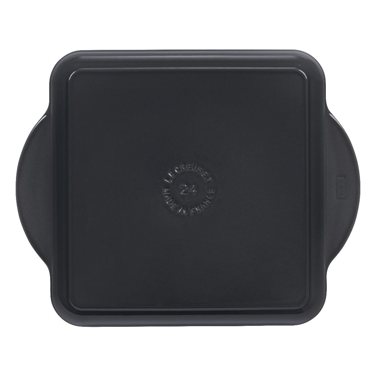  Le Creuset 9.5" Square Signature Enameled Cast Iron Grill Pan | Licorice