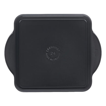  Le Creuset 9.5" Square Signature Enameled Cast Iron Grill Pan | Licorice