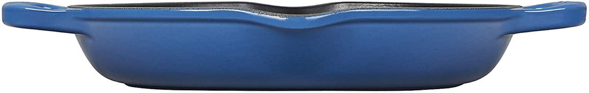  Le Creuset 9.75" Deep Round Signature Grill Pan | Marseille Blue