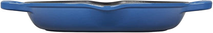  Le Creuset 9.75" Deep Round Signature Grill Pan | Marseille Blue