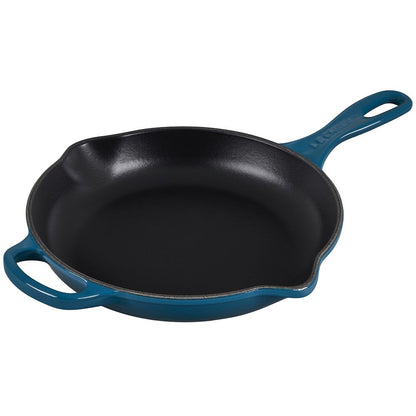  Le Creuset 9" Signature Enameled Cast Iron Skillet | Deep Teal