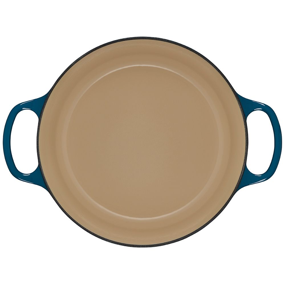  Le Creuset 4.5 Qt. Round Signature Dutch Oven With Stainless Steel Knob | Deep Teal