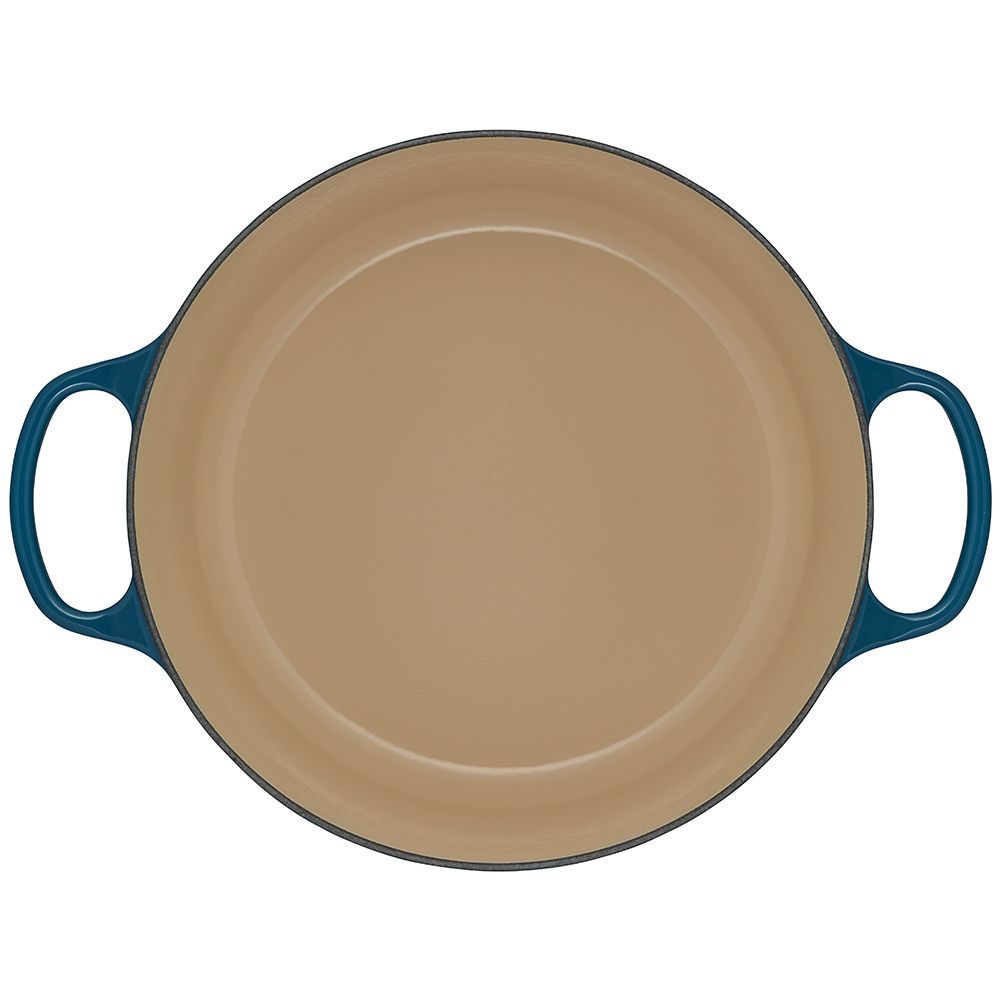  Le Creuset 7.25 Qt. Round Signature Dutch Oven With Stainless Steel Knob | Deep Teal