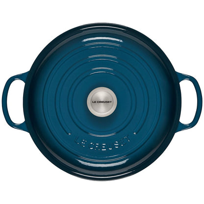  Le Creuset 3.5 Qt. Signature Braiser With Stainless Steel Knob | Deep Teal