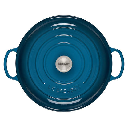  Le Creuset 5 Qt. Signature Braiser With Stainless Steel Knob | Deep Teal