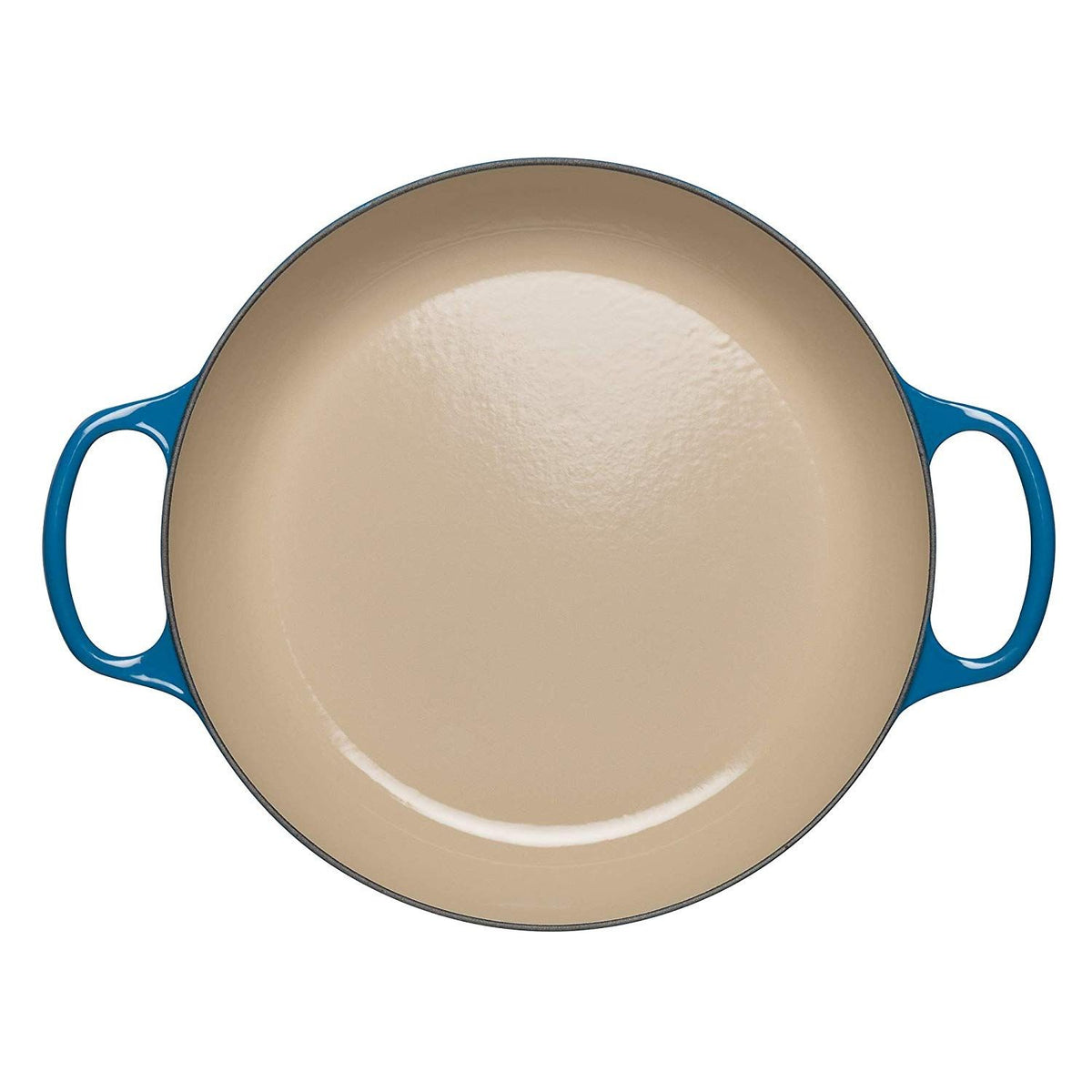  Le Creuset 2.25 Qt. Signature Enameled Cast Iron Braiser With Stainless Steel Knob | Marseille Blue