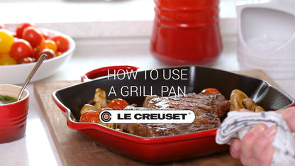  Le Creuset 9.5" Square Signature Enameled Cast Iron Grill Pan | Artichaut
