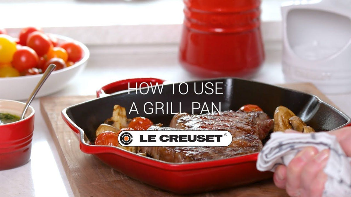  Le Creuset 9.5" Square Signature Enameled Cast Iron Grill Pan | Deep Teal
