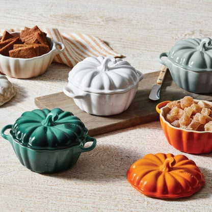  Le Creuset 12oz Mini Pumpkin Cocotte | Persimmon