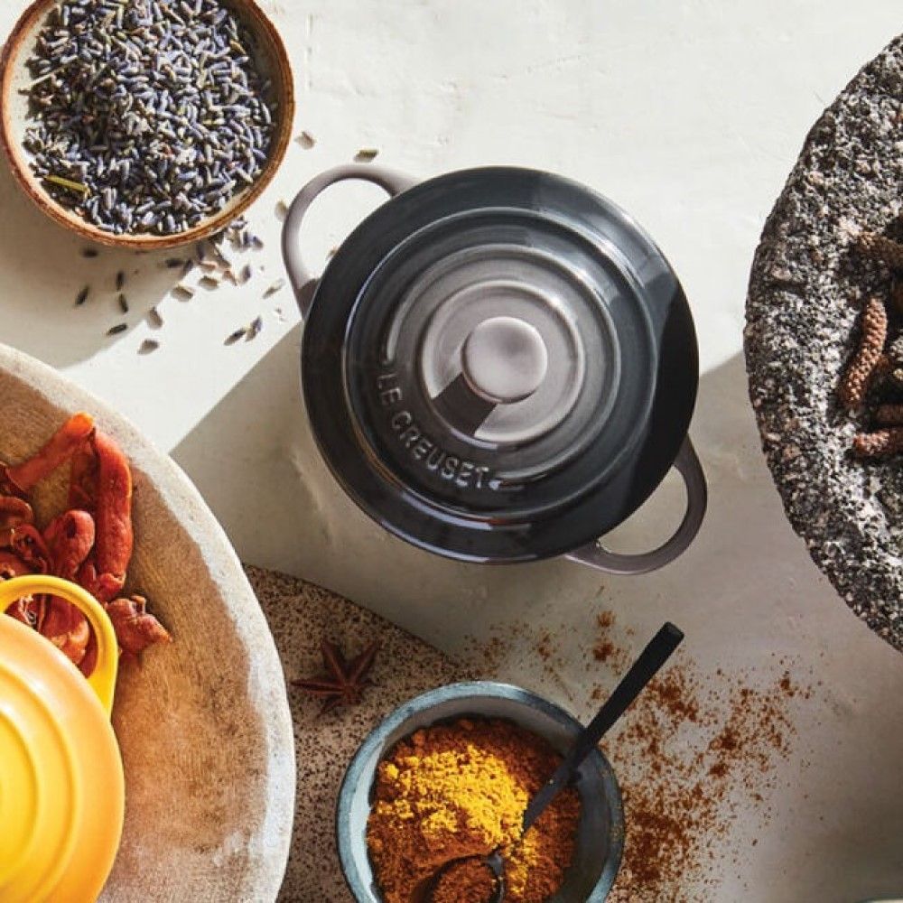  Le Creuset 8oz Round Mini Cocotte | Oyster Grey