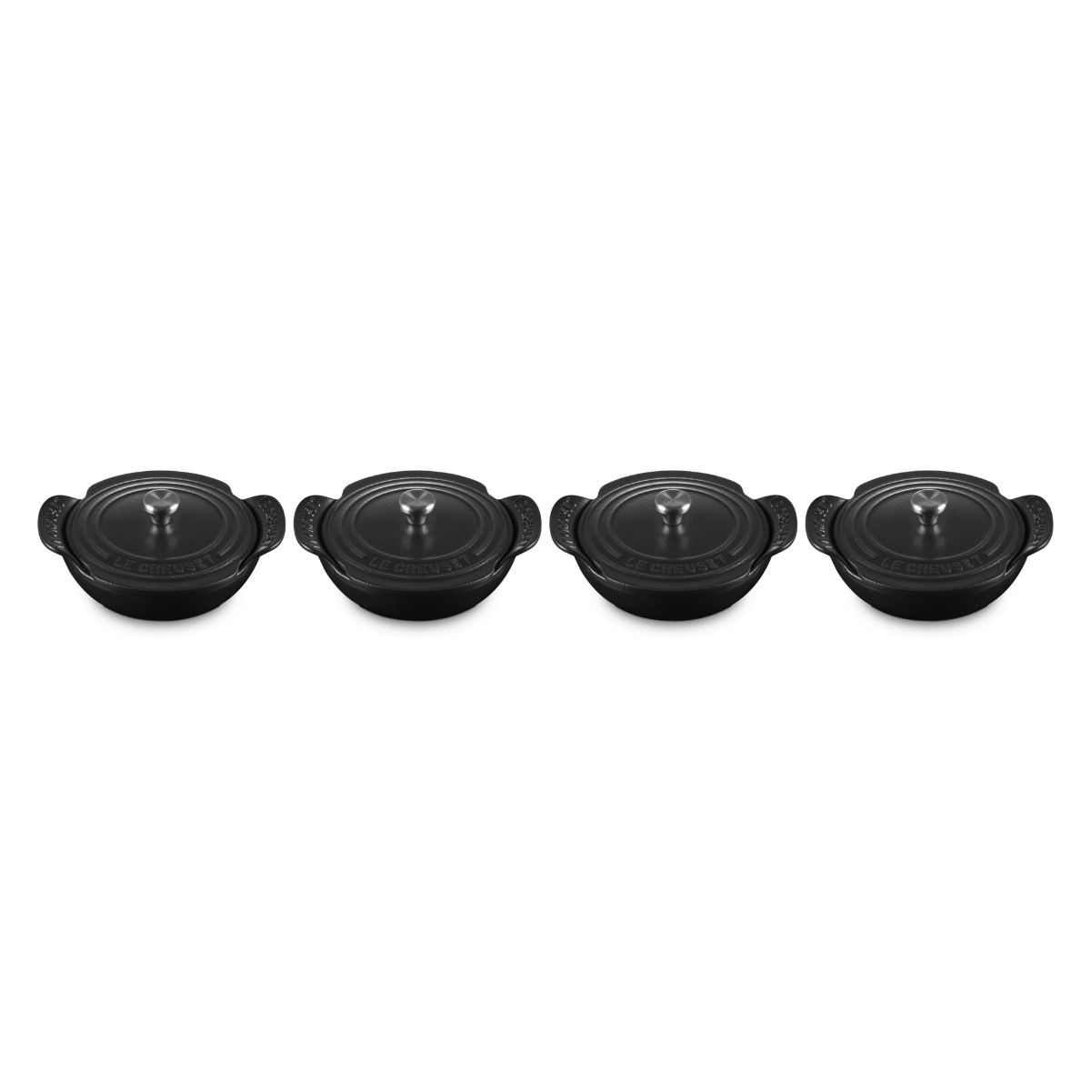  Le Creuset Gourmand Collection 0.75 Qt. Mini Round Braisers | Set Of 4