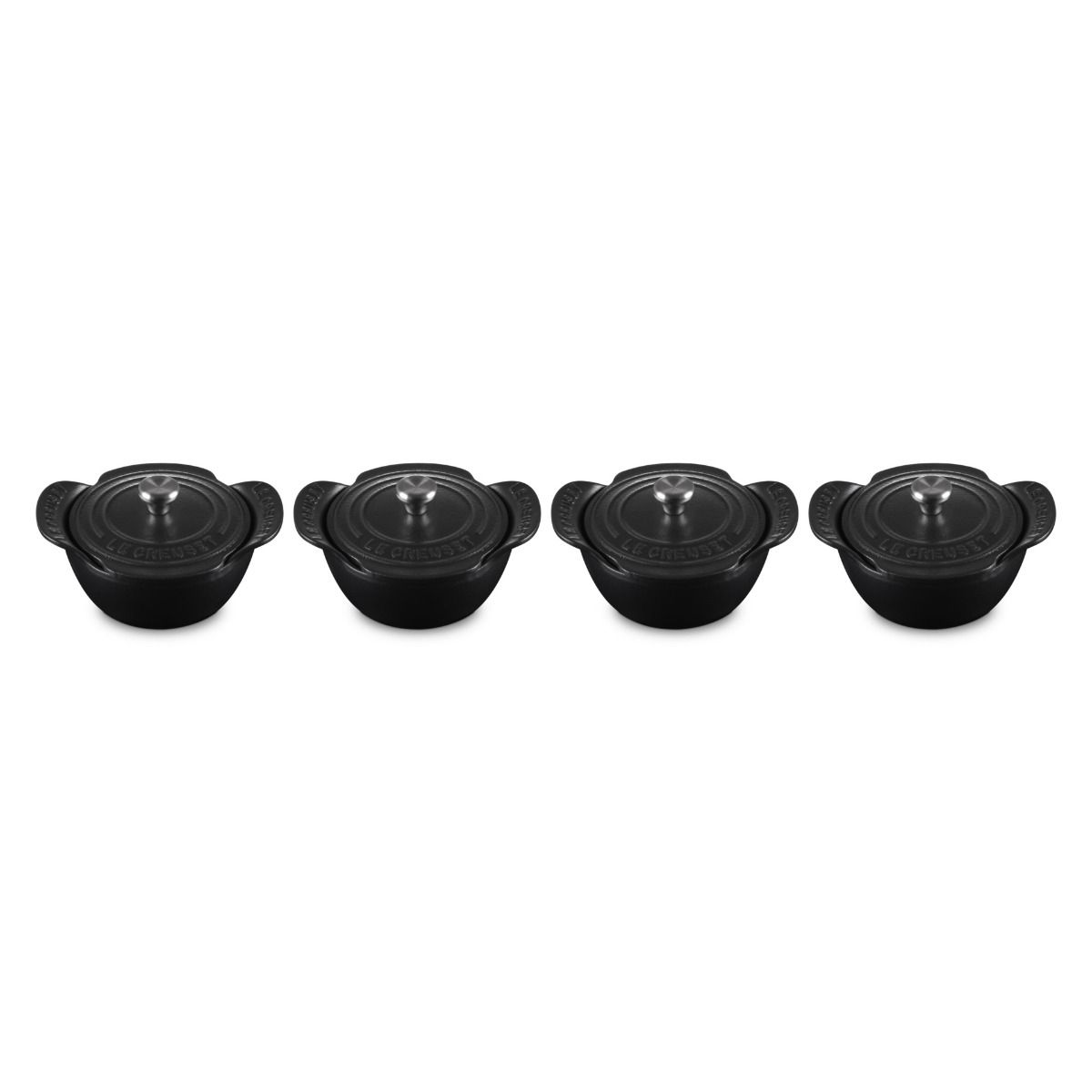  Le Creuset Gourmand Collection 0.75 Qt. Mini Round Cocotte | Set Of 4