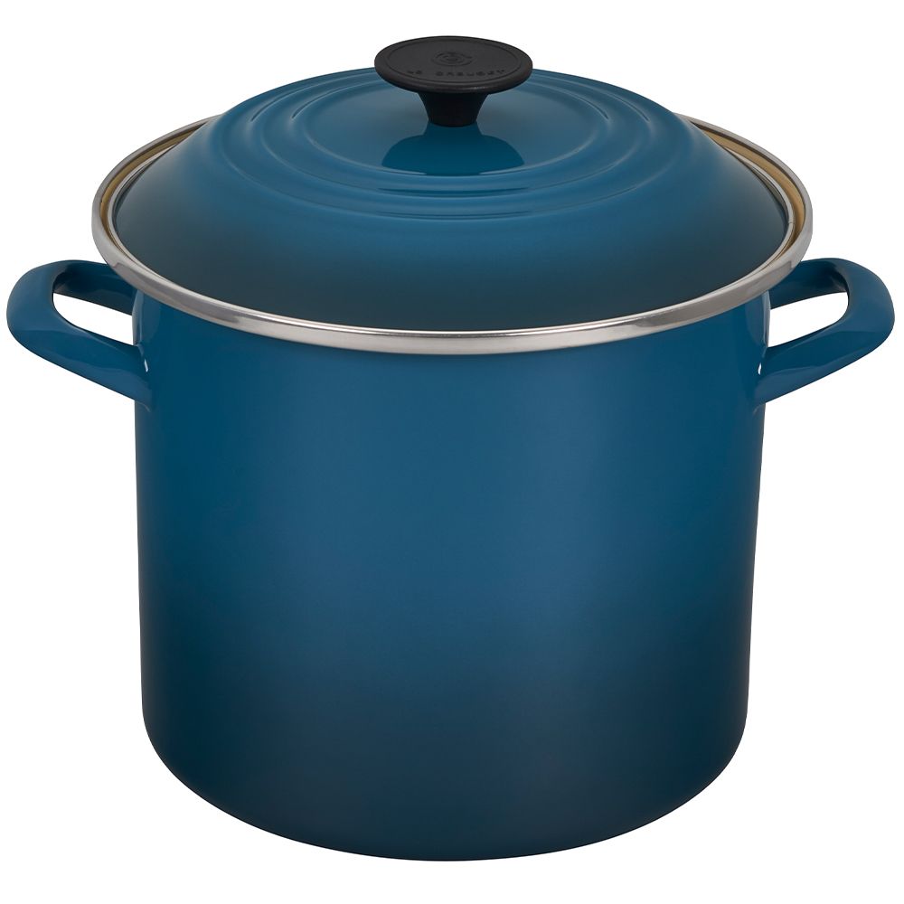  Le Creuset 8 Qt. Stock Pot | Deep Teal