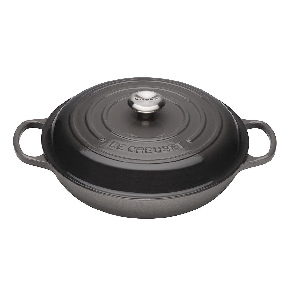  Le Creuset 10-Piece Signature Cookware Set With Stainless Steel Knobs | Oyster Grey