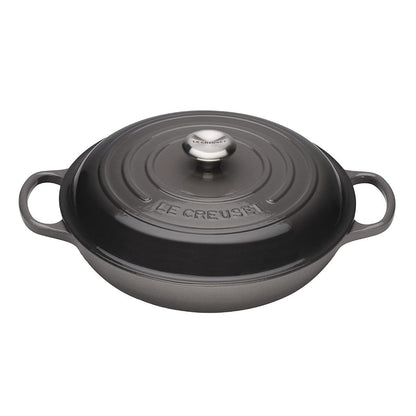  Le Creuset 10-Piece Signature Cookware Set With Stainless Steel Knobs | Oyster Grey