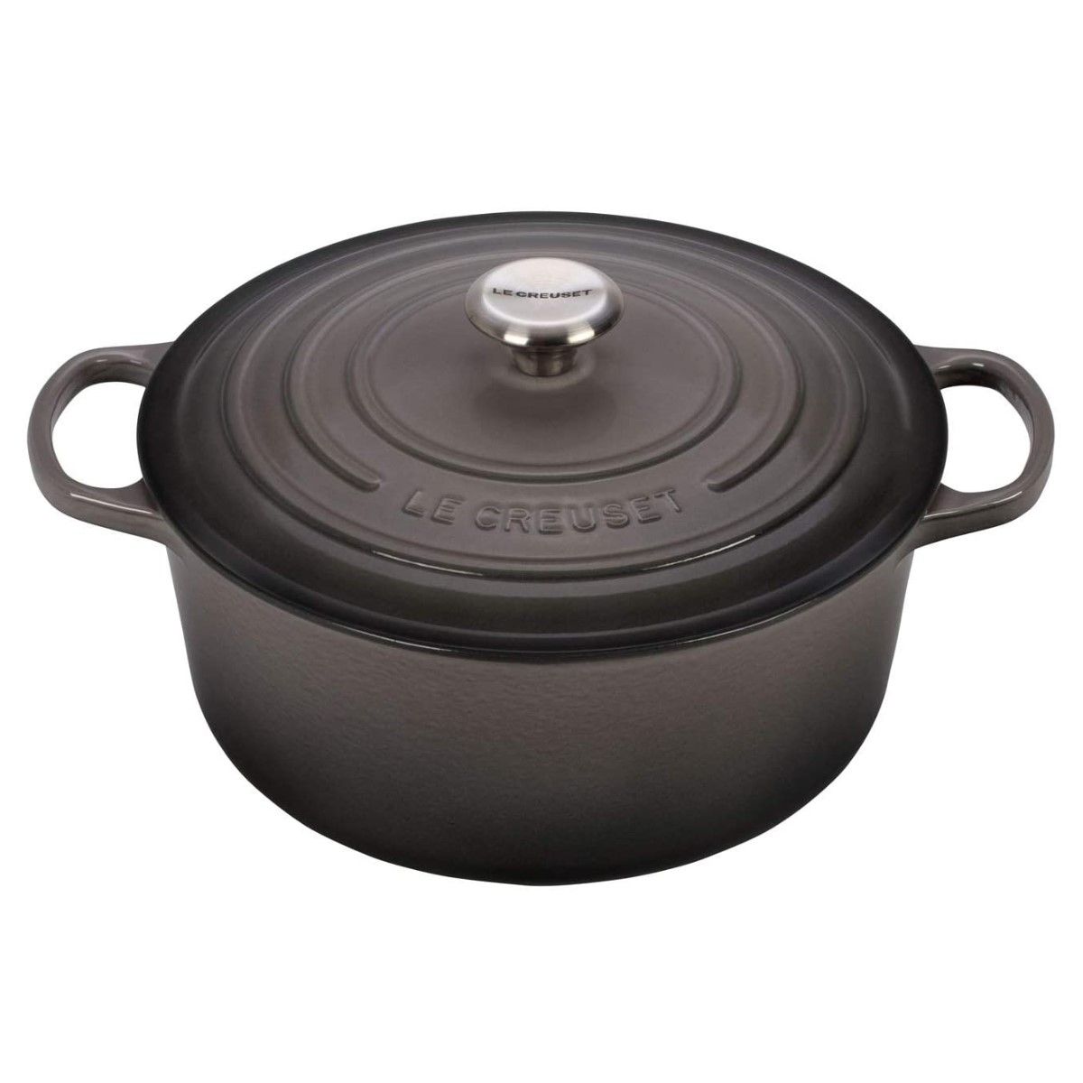  Le Creuset 10-Piece Signature Cookware Set With Stainless Steel Knobs | Oyster Grey