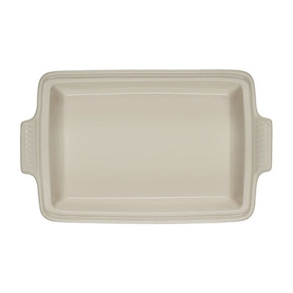  Le Creuset 4 Qt. Rectangular Heritage Covered Casserole | White