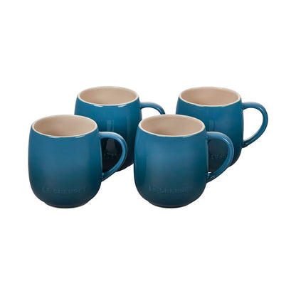  Le Creuset 13oz Heritage Mugs (Set Of 4) | Deep Teal