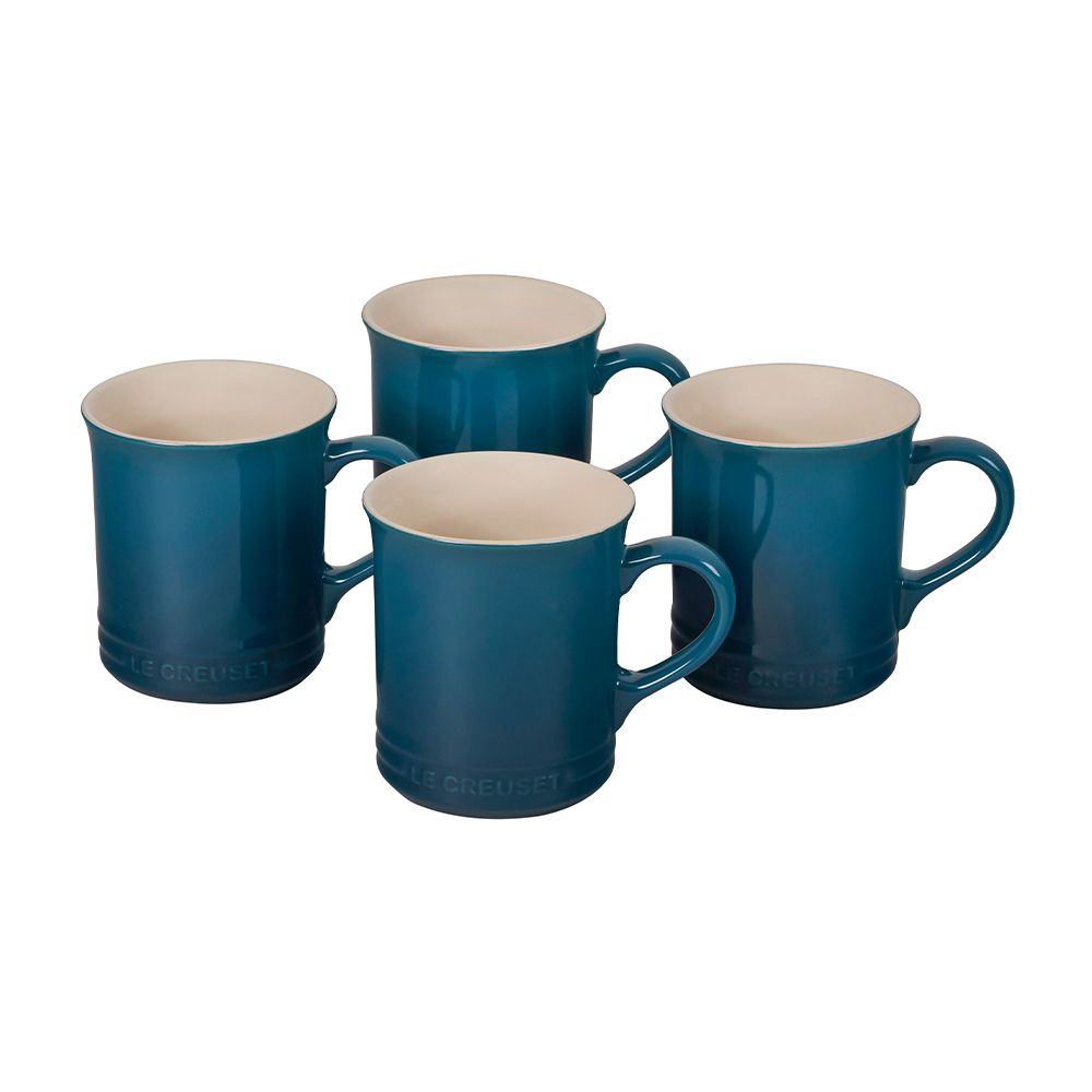  Le Creuset 14oz Mugs (Set Of 4) | Deep Teal