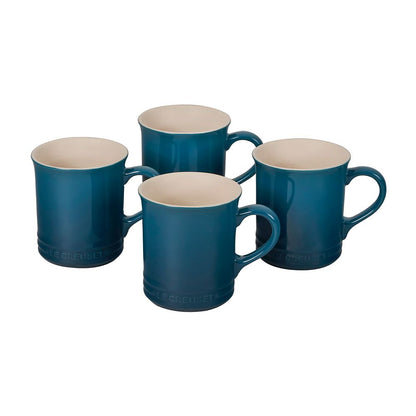  Le Creuset 14oz Mugs (Set Of 4) | Deep Teal