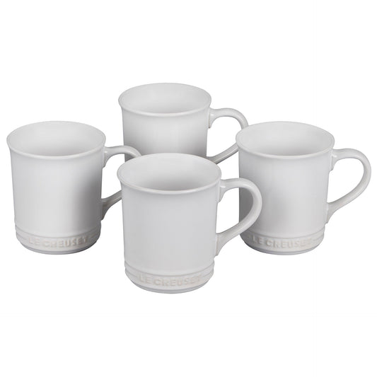  Le Creuset 14oz Mugs (Set Of 4) | White