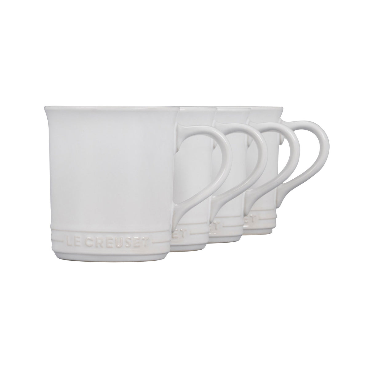  Le Creuset 14oz Mugs (Set Of 4) | White