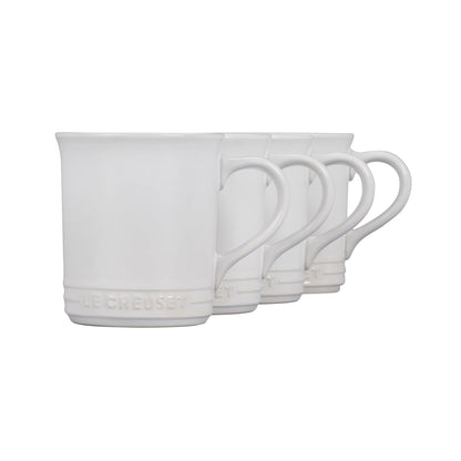  Le Creuset 14oz Mugs (Set Of 4) | White