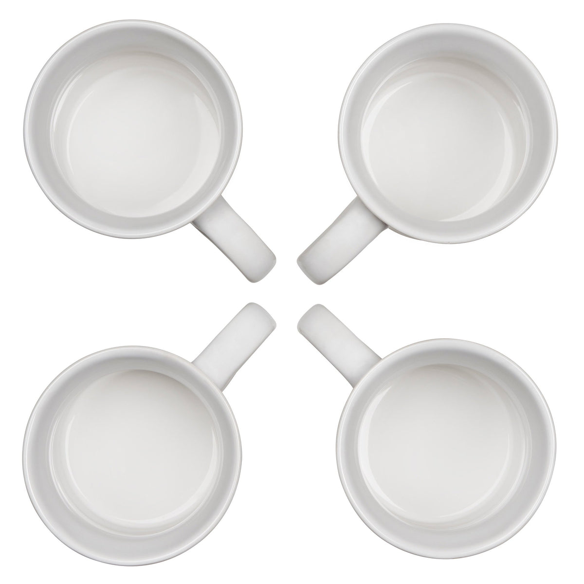  Le Creuset 14oz Mugs (Set Of 4) | White