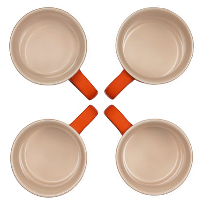  Le Creuset 14oz Mugs (Set Of 4) | Flame Orange