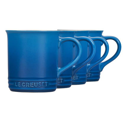  Le Creuset 14oz Mugs (Set Of 4) | Marseille Blue
