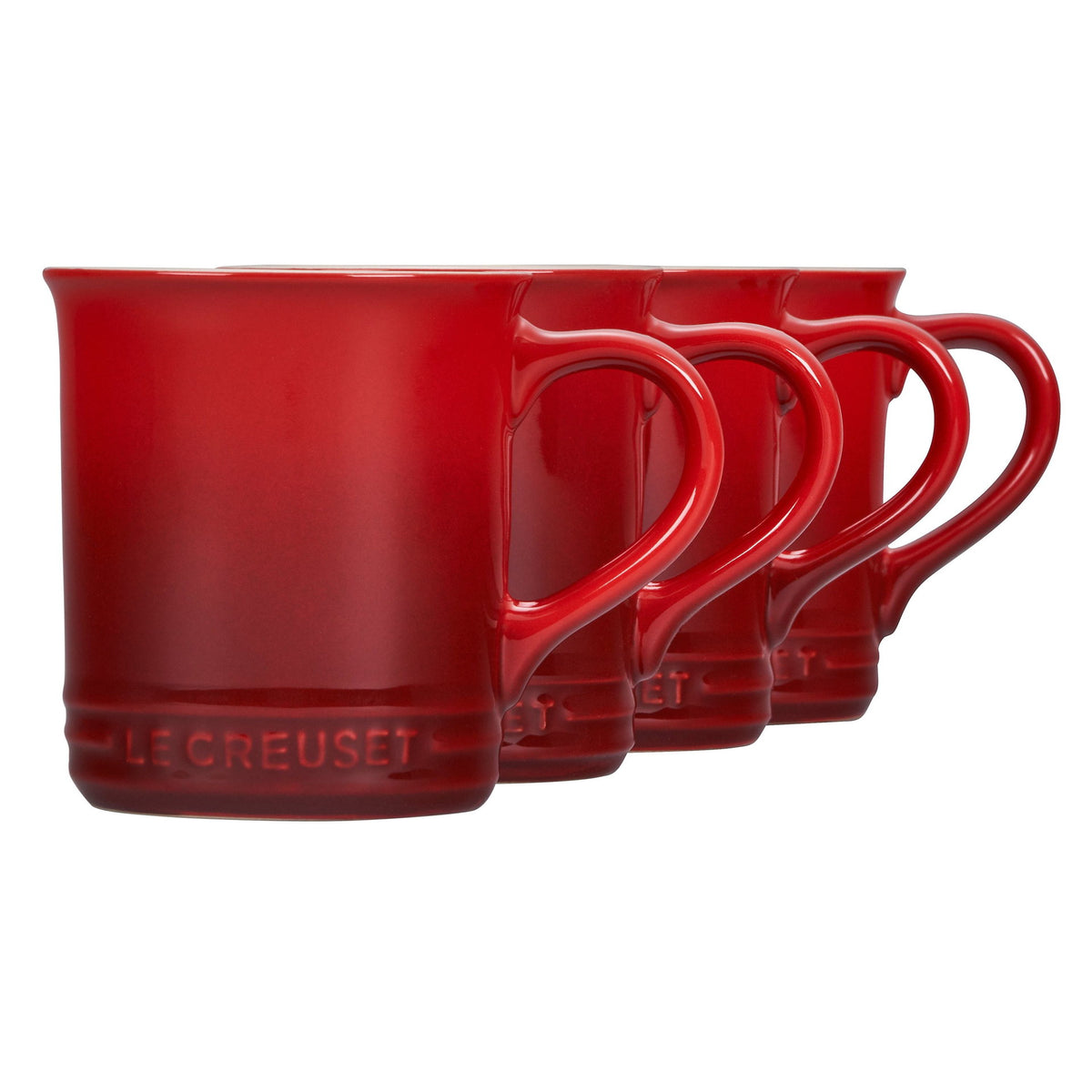  Le Creuset 14oz Mugs (Set Of 4) | Cerise/Cherry Red