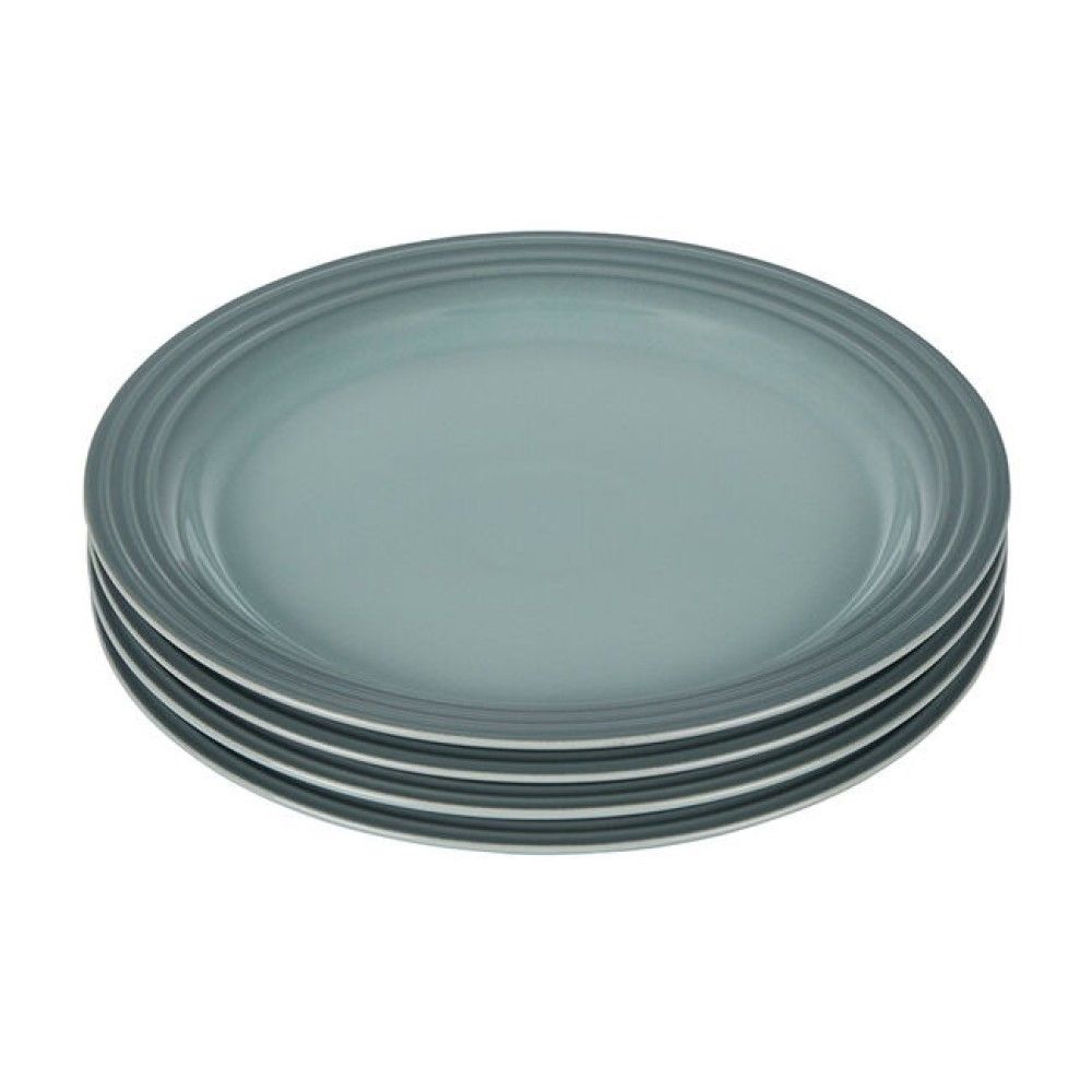  Le Creuset Vancouver 10.5" Dinner Plates - Set Of 4 | Sea Salt