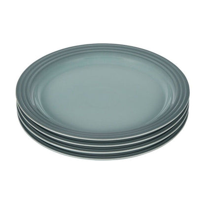  Le Creuset Vancouver 10.5" Dinner Plates - Set Of 4 | Sea Salt