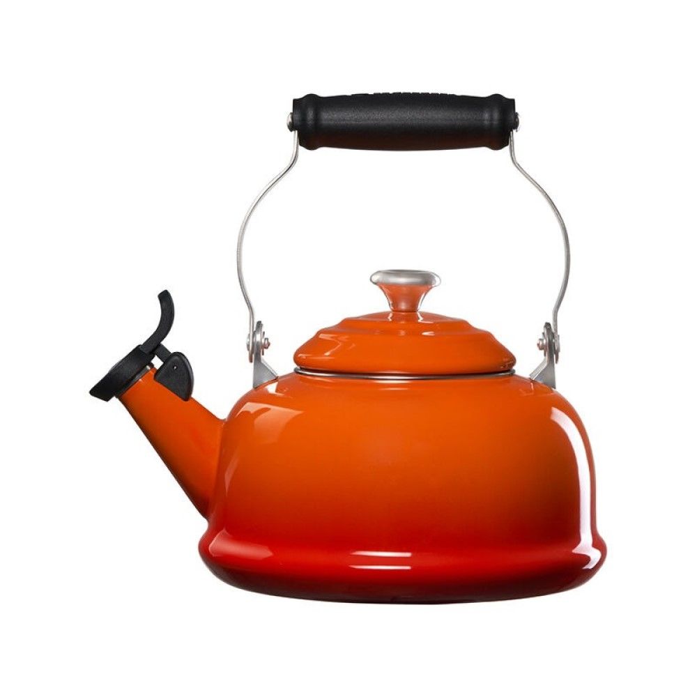  Le Creuset 1.7 Qt. Classic Whistling Kettle With Stainless Steel Knob | Flame Orange