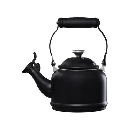  Le Creuset 1.25 Qt. Demi Kettle Tea Pot With Stainless Steel Knob | Licorice