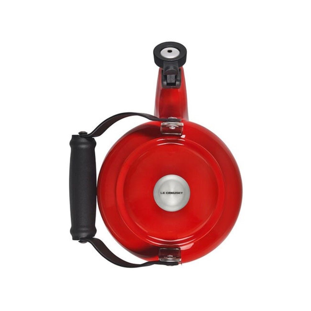  Le Creuset 1.25 Qt. Demi Kettle Tea Pot With Stainless Steel Knob | Cerise/Cherry Red