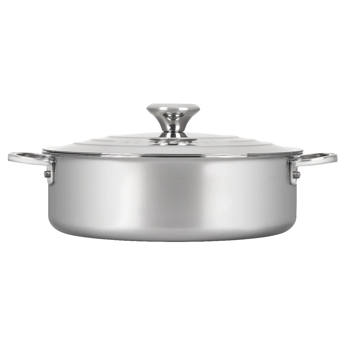  Le Creuset 4.5 Qt. Tri-Ply Stainless Steel Rondeau With Lid