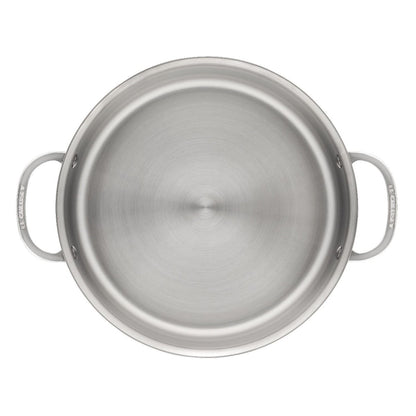  Le Creuset 4.5 Qt. Tri-Ply Stainless Steel Rondeau With Lid
