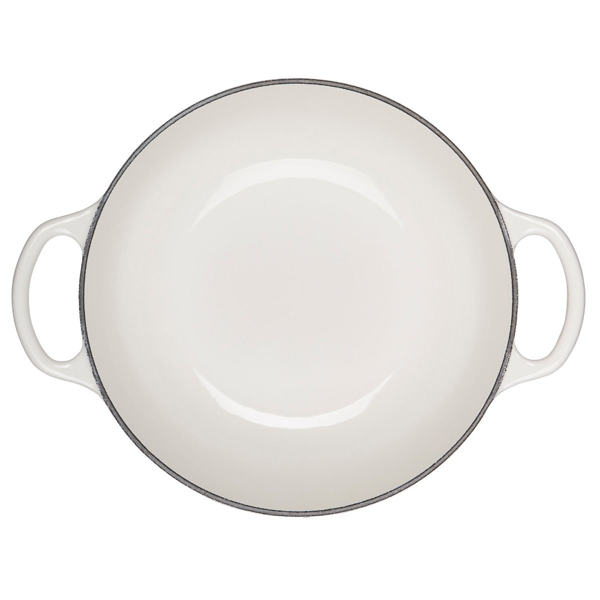  Le Creuset 2.5Qt Signature Cocotte Eiffel Tower Collection | White
